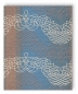Preview: Rasch Tapete New Wave 2015 453645 Ornament blau/braun/weiß satin Vliestapetee 2015 453744 Streifen Verlauf blau satin Vliestapete