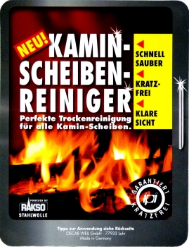 RAKSO Kamin Scheibenreiniger 2er Set Ofenscheibe Kaminofenreiniger