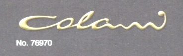Marburg Tapete Luigi Colani Visions 76969 Schriftzug chrom silber hochglänzend