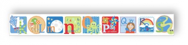 Essener Tiny Tots G90110 Borte Bordüre Alphabet ABC