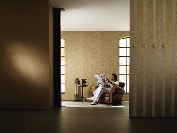 Marburg Tapete Luigi Colani Visions Vlies schwarz/silbergrau Zimmer Raum 