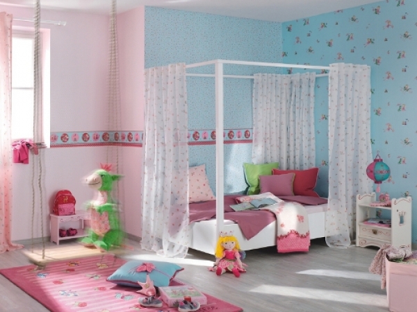 Rasch Ausbrenner Voile Villa Coppenrath Nr. 832128 Prinzessin Lillifee