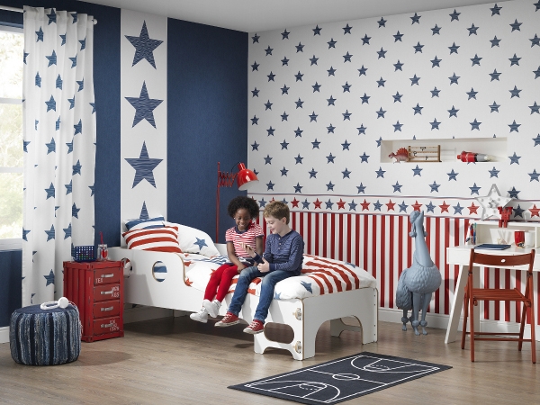 Rasch Textil Dekostoff Bambino XVII Stoff Raum