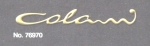 Marburg Tapete Luigi Colani Visions 76970 Schriftzug gold hochglänzend